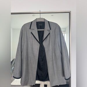 Escada Grey Wool Blazer 38